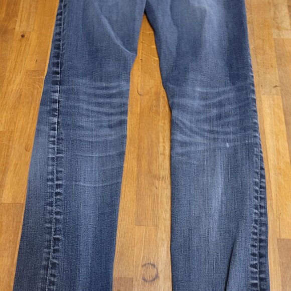 Express Slim Straight Hyper Stretch Jeans Dark Wash 30x32 - Picture 4 of 4